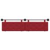 vidaXL Cabeceira Suspensa Vinho Vermelho 210 x 55 x 5 cm