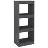 vidaXL Estante/divis&oacute;ria 40x30x103,5 cm pinho maci&ccedil;o cinzento