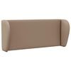 vidaXL Orelha de Cabeceira Bronzeado 40 x 23 x 6 cm PVC