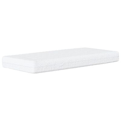 vidaXL Sofá-cama com colchão 80x200 cm tecido cinzento-acastanhado