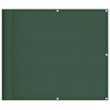 vidaXL Tela de varanda 90x800 cm 100% poli&eacute;ster oxford verde-escuro