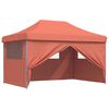 vidaXL Tenda de Festa Terracota 292 x 440 x 315 cm Tecido Oxford
