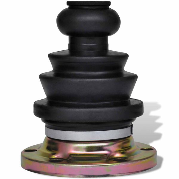 vidaXL Conjunto de Eixos Preto Metal