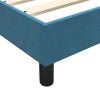 vidaXL Cama sem molas/colch&atilde;o 160x210 cm veludo azul escuro