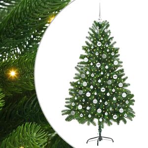 vidaXL &Aacute;rvore de Natal com 300 LEDs com suporte Verde 180 cm PE