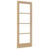 vidaXL Porta Interna ORKDAL Castanho 73,5 x 198,5 cm