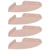 vidaXL Prateleira Flutuante com prateleira 4 pcs Rosa 15 x 15 x 2 cm