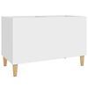 vidaXL Arm&aacute;rio para discos 74,5x38x48 cm derivados de madeira branco