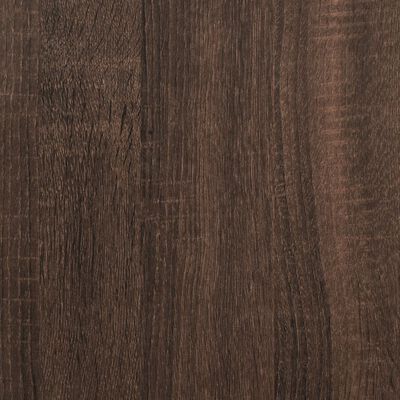 vidaXL Sapateira 80x21x57 cm derivados de madeira carvalho castanho