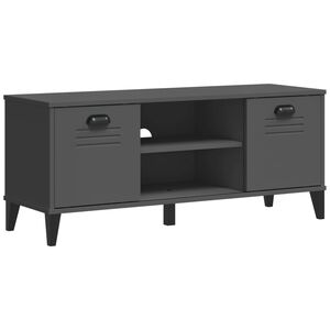 vidaXL Sapateira VIKEN 106x35x45 cm derivados de madeira antracite