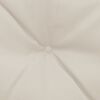 vidaXL Almofad&otilde;es para cadeira de baloi&ccedil;o 2 pcs 50 cm tecido creme