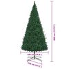 vidaXL &Aacute;rvore de Natal com luzes decorativas de corda Verde 400 cm PVC