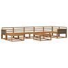 vidaXL Conjunto de Sof&aacute;s para Exterior 8 pcs Natural
