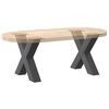 vidaXL P&eacute;s para mesa de centro em formato de X, 2 pe&ccedil;as, antracite, 50x (42-43) cm, a&ccedil;o