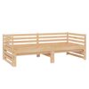 vidaXL Sofá-cama de puxar 2x(90x200) cm pinho maciço