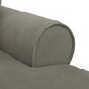 vidaXL Chaise Lounge com Saia Cinzento-claro 91 x 157 x 91 cm