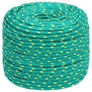 vidaXL Corda utilit&aacute;ria multiusos 10 mm 500 m Verde PP