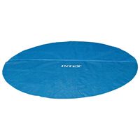 Intex Cobertura para piscina solar 448 cm polietileno azul