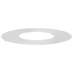 vidaXL adequado para Anel de &Aacute;rvore Plano Prateado &Oslash;30 / 60 cm