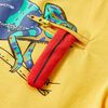 T-shirt de manga curta para crian&ccedil;a ocre-claro 128
