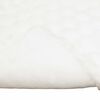 vidaXL Cobertor de Peles de Coelho 4 pcs Branco 240 x 270 cm Poli&eacute;ster