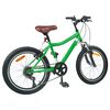 vidaXL Bicicleta Infantil 20 Polegadas 6-Speed para 6-11 Anos Verde