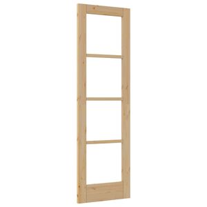 vidaXL Porta Interna ORKDAL Castanho 61 x 198,5 cm