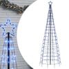 vidaXL &Aacute;rvore de Natal LED com Spikes 570 LEDs Azul 300 cm