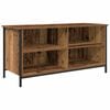 vidaXL Gabinete para TV Madeira Antiga 100 x 40 x 50 cm