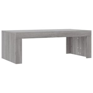 vidaXL Mesa de centro 102x50x36cm derivados de madeira cinzento sonoma