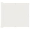 vidaXL Tela de Varanda 100 x 300 cm Tecido Oxford Retangular Branco