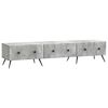 vidaXL Gabinete para TV com gaveta Cinzento Cimento 147 x 34,5 x 30 cm