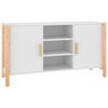 vidaXL Aparador 107x38x60 cm derivados de madeira branco