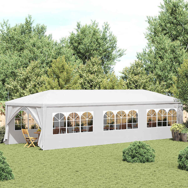 vidaXL Tenda para festas 3x9 m branco