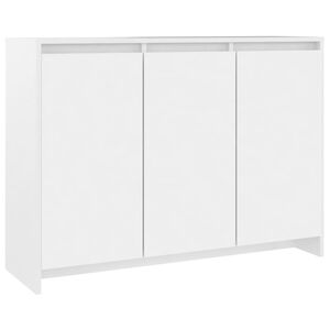 vidaXL Aparador 102x33x75 cm derivados de madeira branco