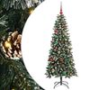 vidaXL &Aacute;rvore de Natal Artificial Verde 150 cm PVC, Pl&aacute;stico e A&ccedil;o