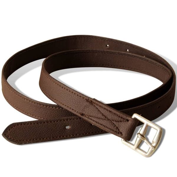 Sela para equita&ccedil;&atilde;o 16", couro natural 14 cm 5-in-1 / Marrom
