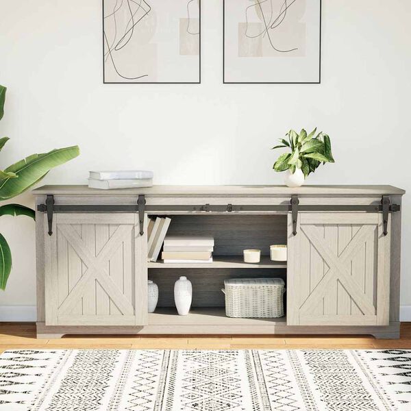 vidaXL Kit p/ porta de arm&aacute;rio deslizante 152 cm a&ccedil;o carbono