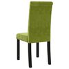 vidaXL Cadeiras de jantar 4 pcs veludo verde-claro