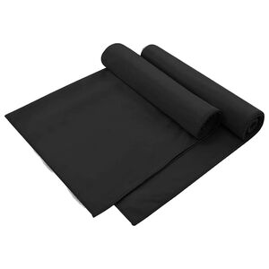 vidaXL Toalhas para Cadeiras Exteriores 2 unid. Preto 130 x 60 cm