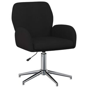 vidaXL Cadeira de Escrit&oacute;rio Girat&oacute;ria 54 x 58 x 90 cm Preto Tecido