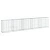 vidaXL Cesto gabi&atilde;o com cobertura 500x50x100 cm ferro galvanizado