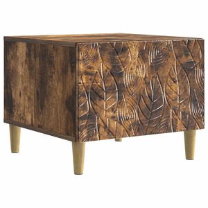 vidaXL Mesa de centro Carvalho Fumado 50 x 49 x 40 cm