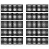vidaXL Tapetes para degraus de escada 10 pcs 25x75 cm borracha