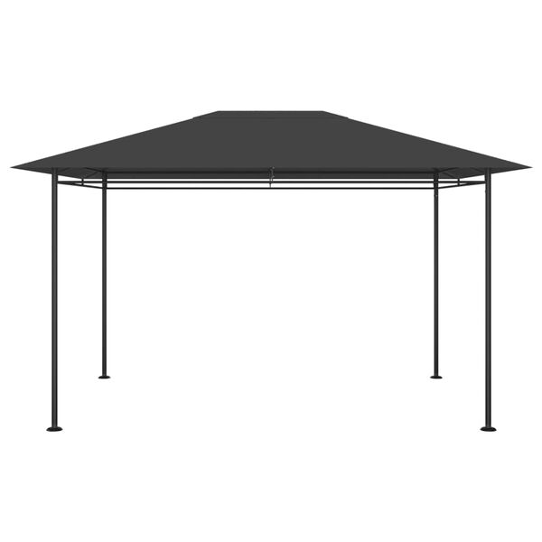 vidaXL Gazebo 384x281x270 cm 180 g/m&sup2; antracite