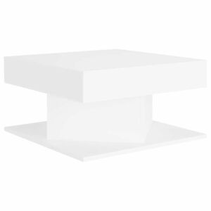 vidaXL Mesa de centro 57x57x30 cm derivados de madeira branco