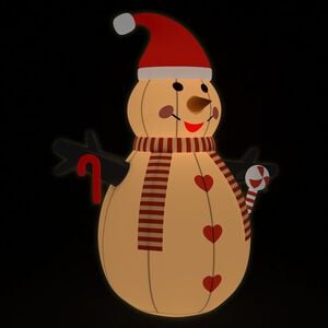 vidaXL Boneco de neve infl&aacute;vel com LEDs 300 cm