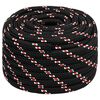 vidaXL Corda utilit&aacute;ria multiusos 20 mm 25 m Preto e Vermelho PP