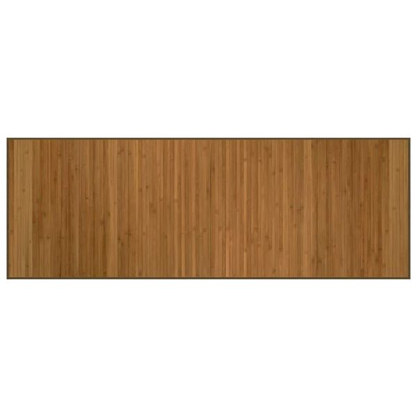 vidaXL Tapete retangular 70x200 cm bambu castanho
