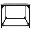 vidaXL Mesa de centro 102x50x40cm derivados madeira/ferro cinza sonoma